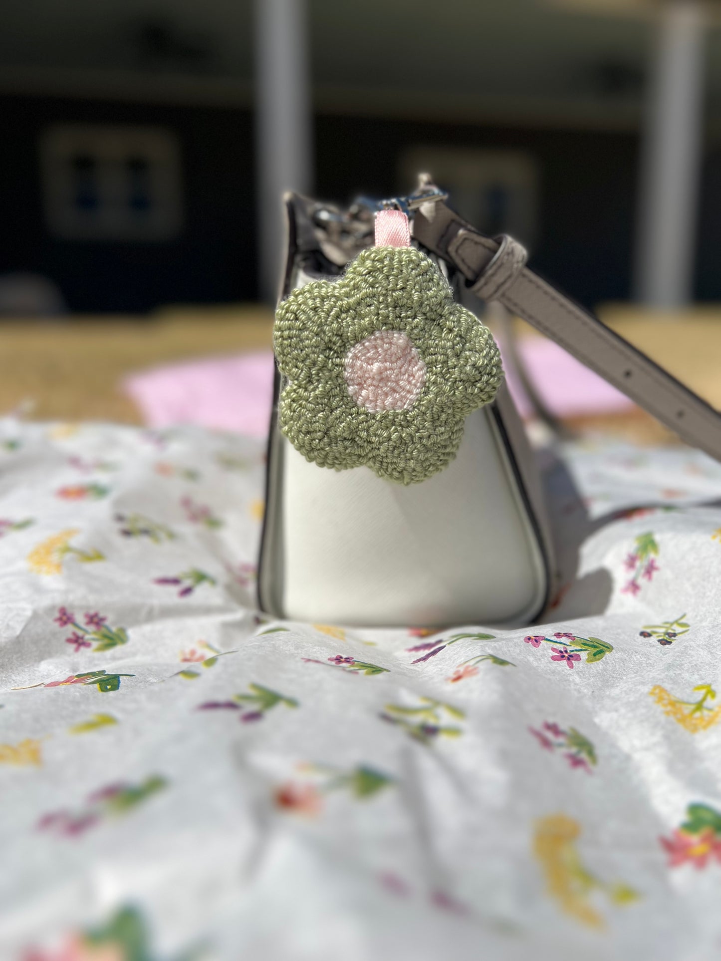 Spring Flower Keychain