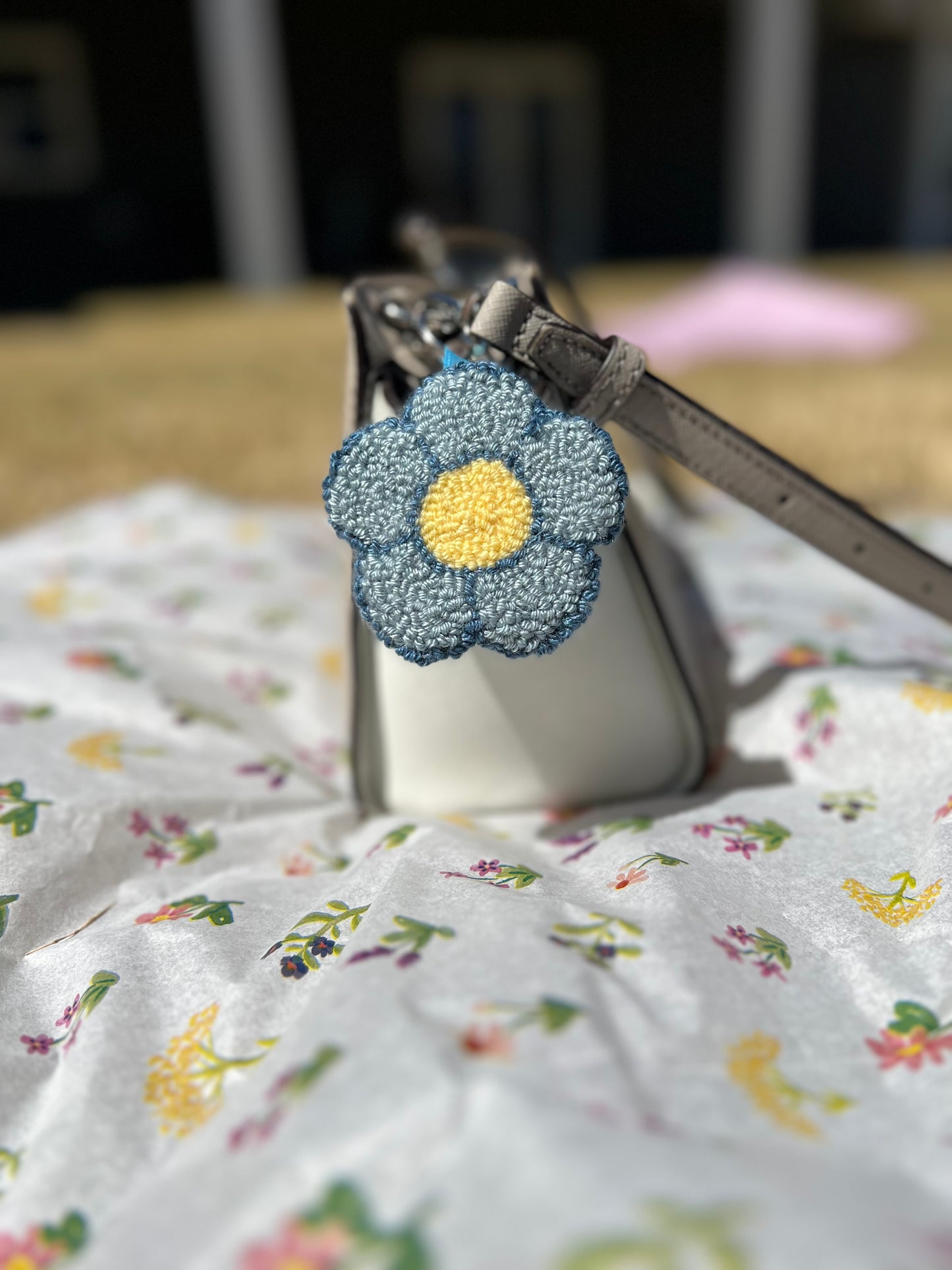 Spring Flower Keychain