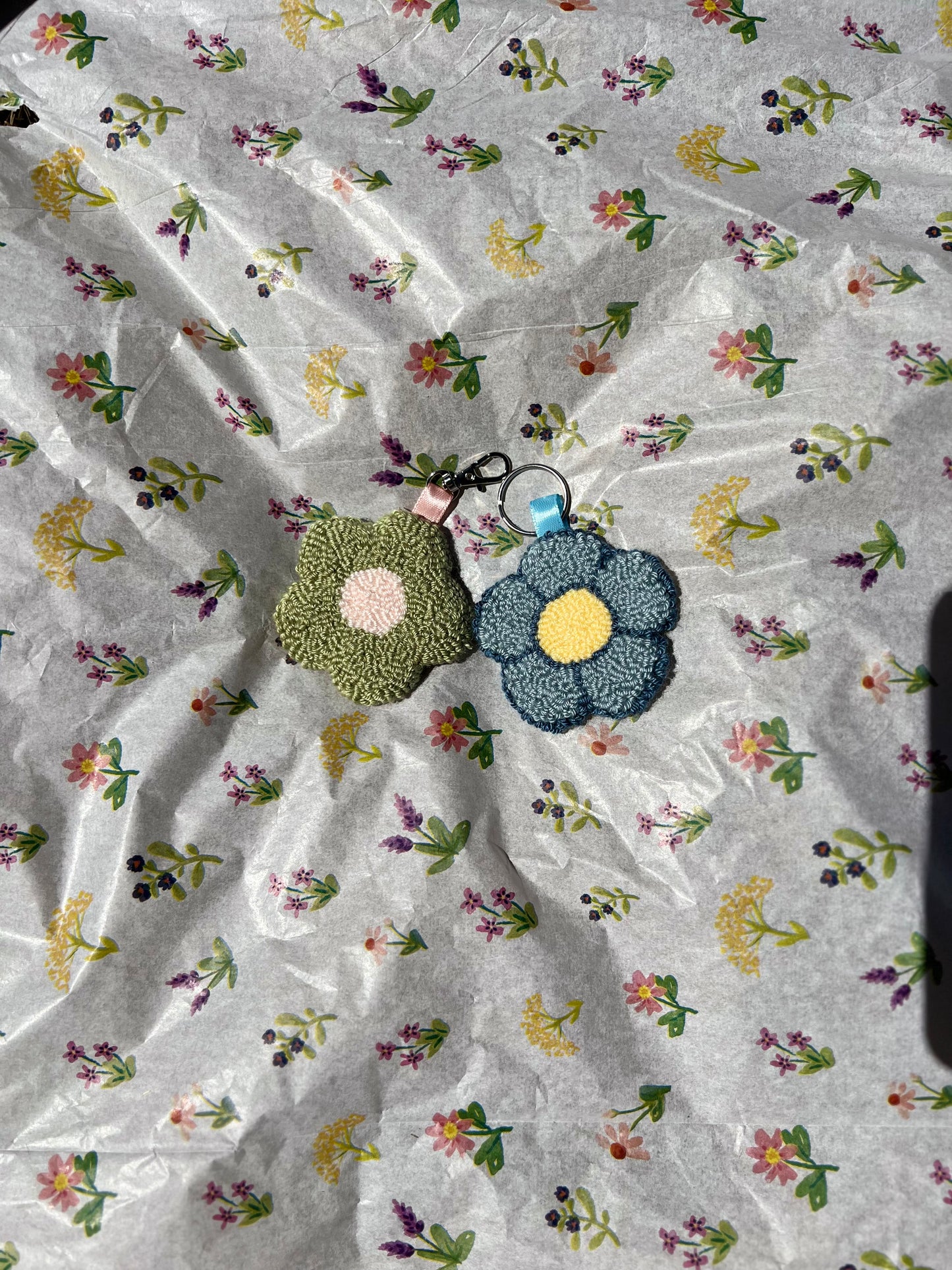 Spring Flower Keychain