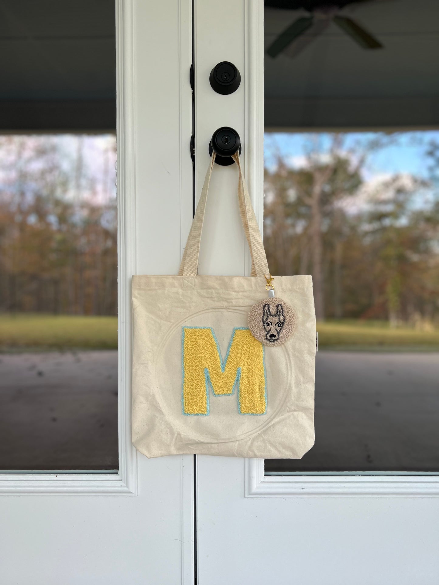Initial Tote Bag