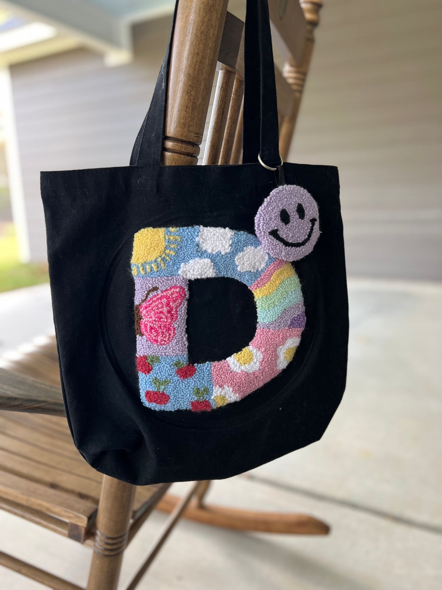 Initial Tote Bag