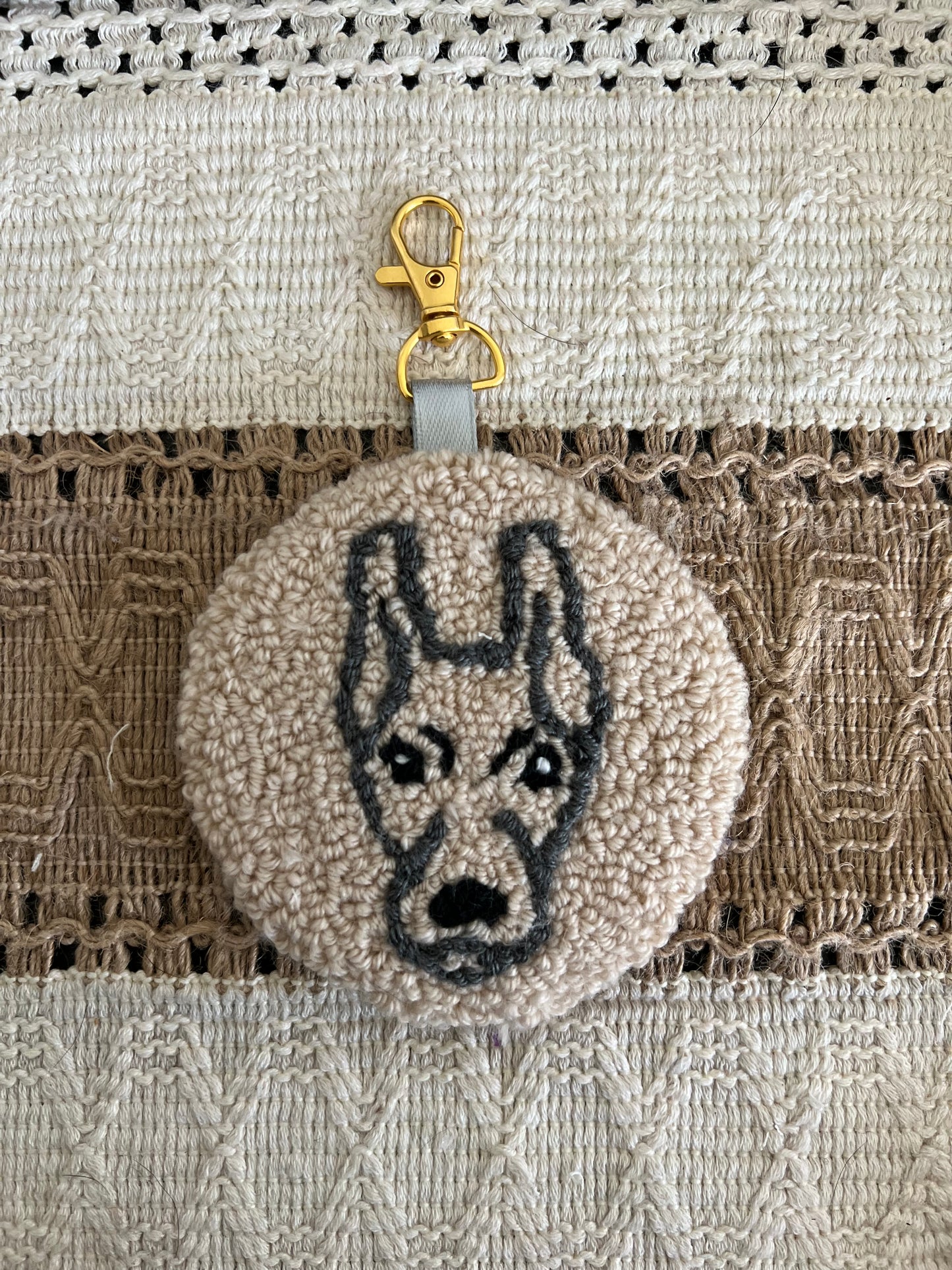 Pet Face Outline Keychain