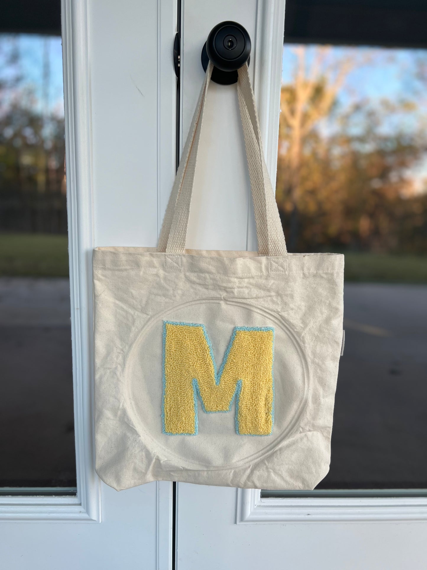 Initial Tote Bag