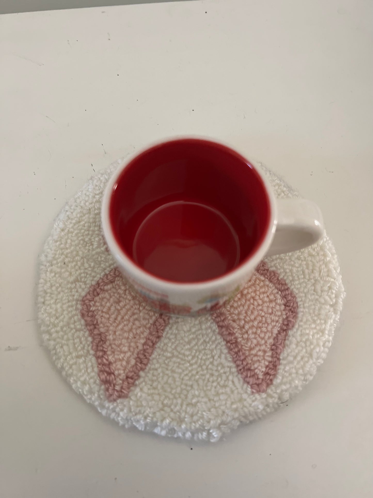 Coquette Bow Mug Rug