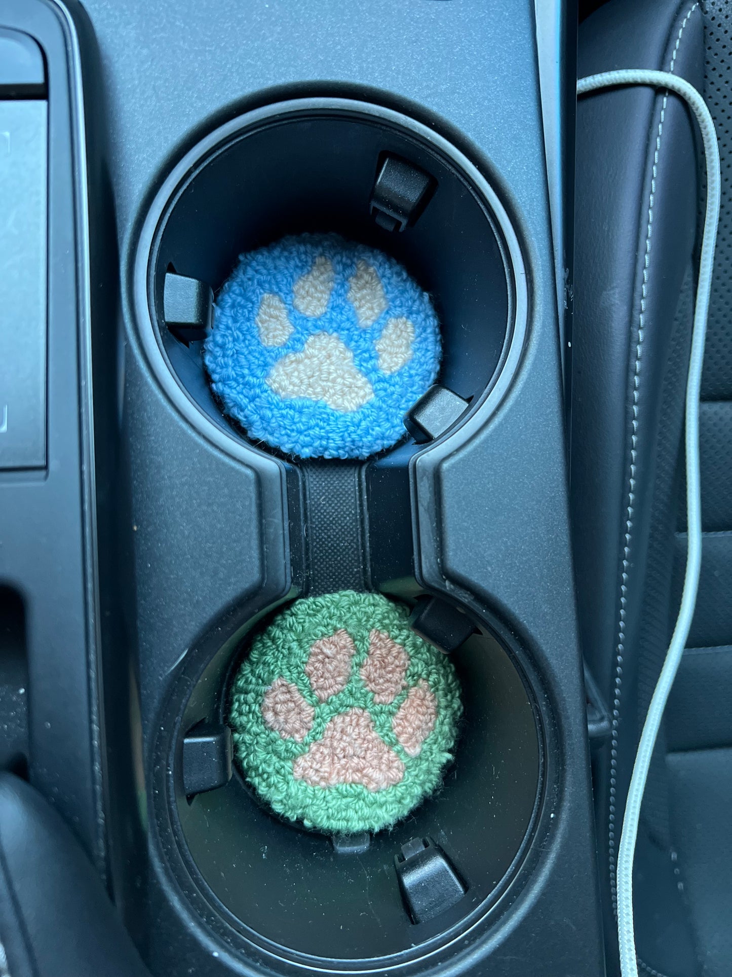 Pawprint Car Coasters