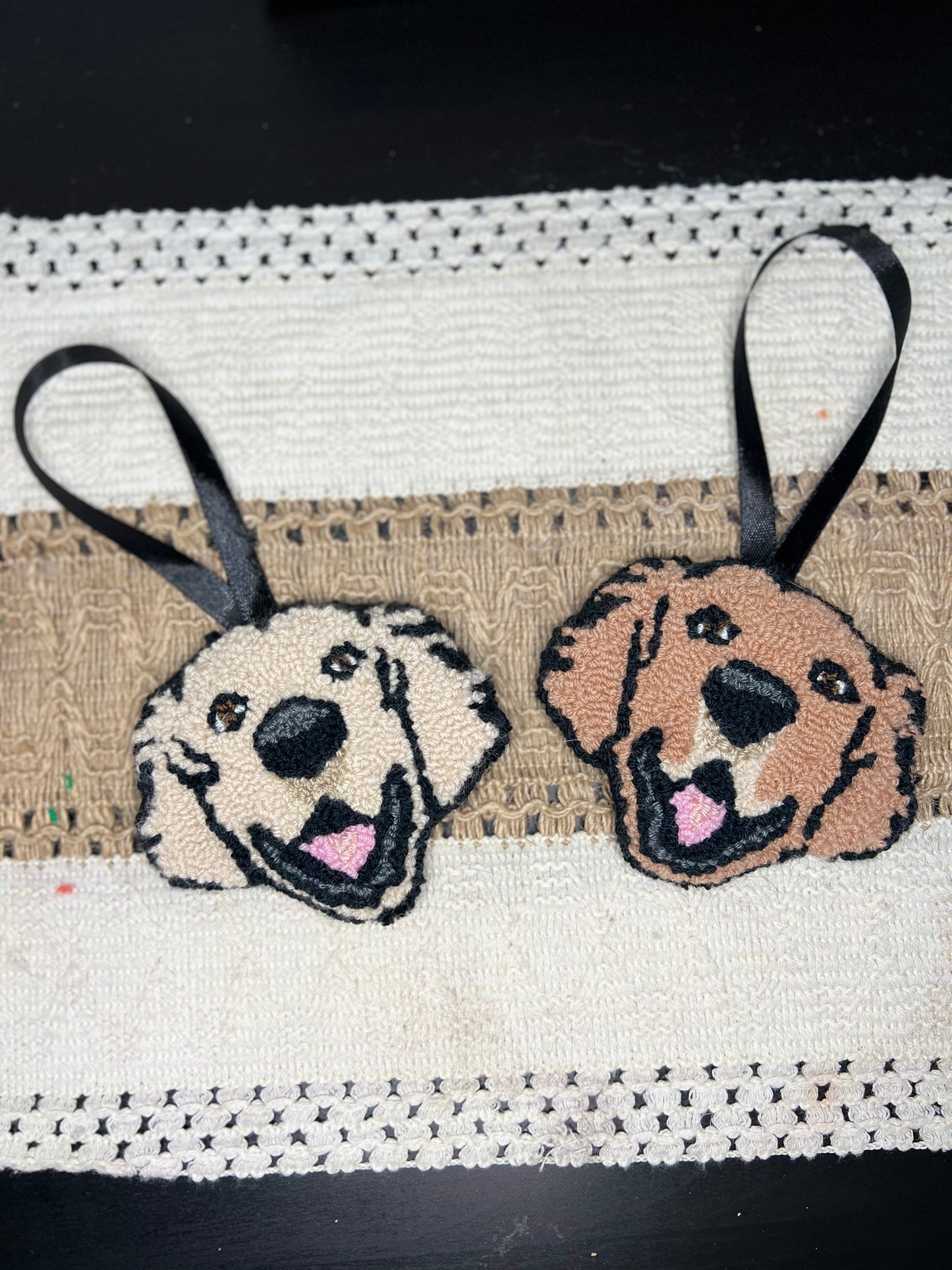 Pet Face Rearview Mirror Hanging